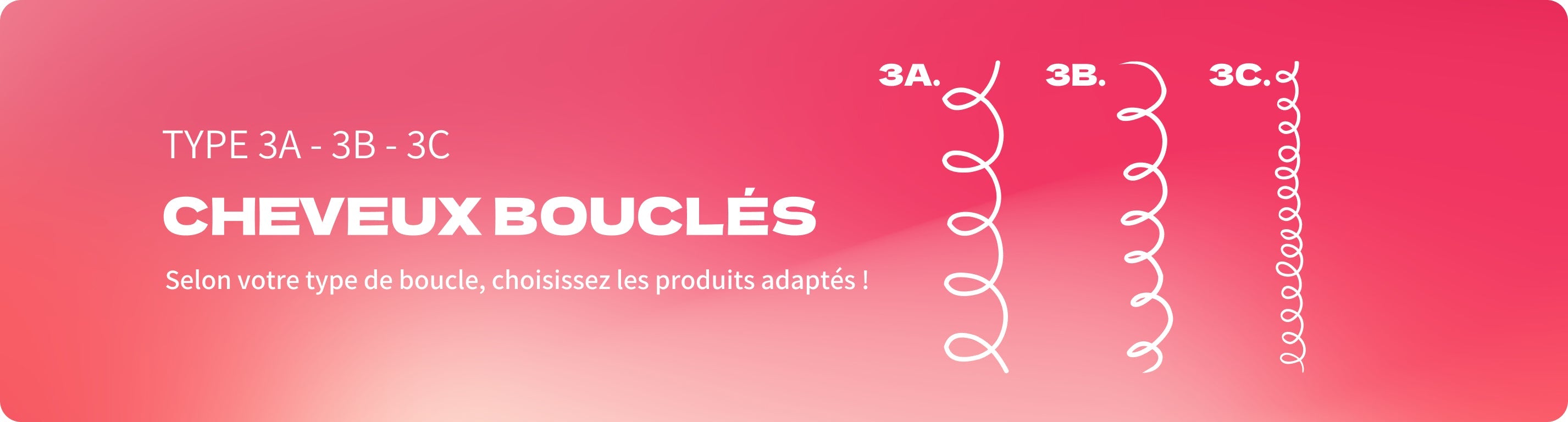 Cheveux bouclés
