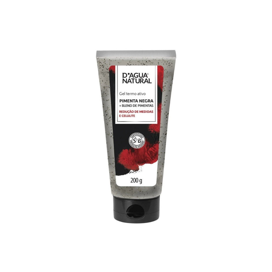D’ÁGUA NATURAL – GEL THERMO ACTIF PIMENTA NEGRA + BLEND DE PIMENTAS