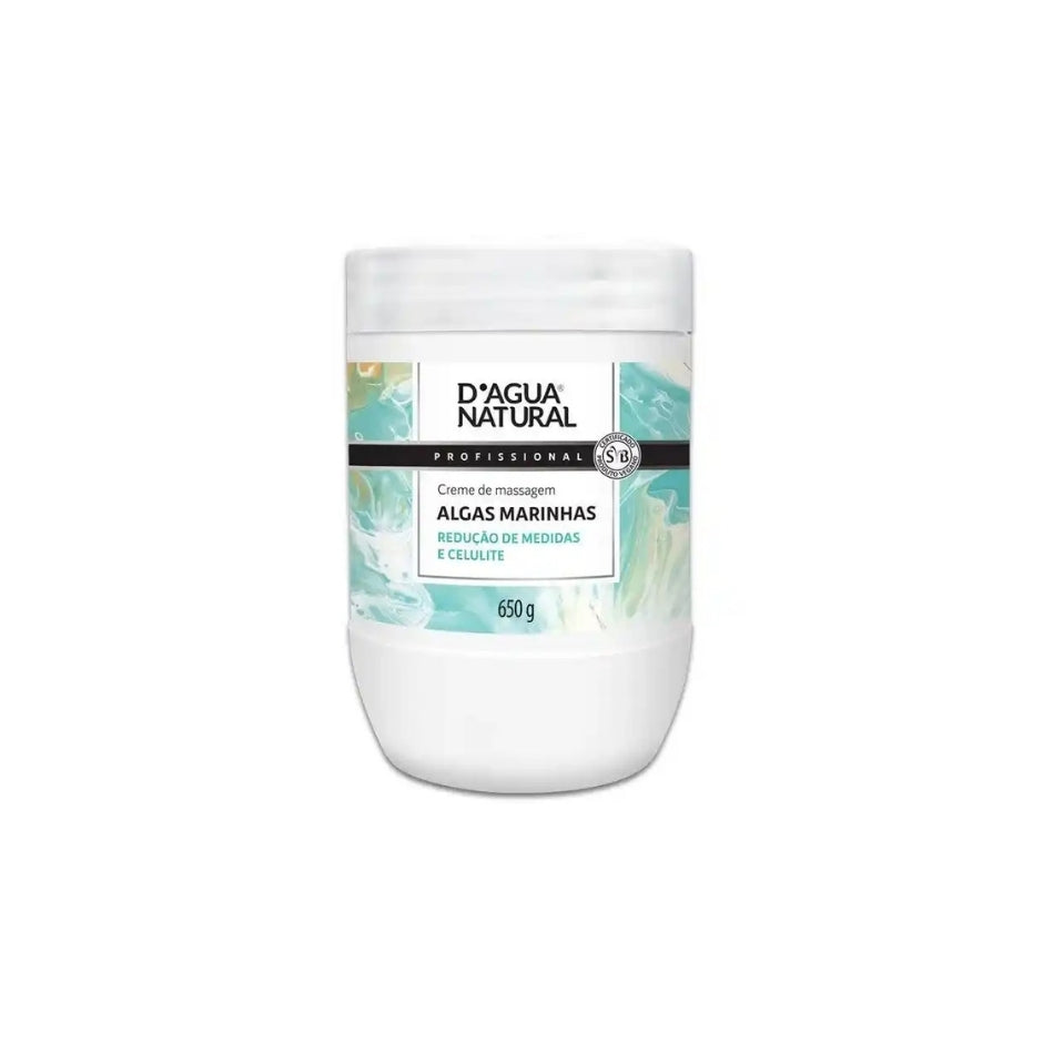D’ÁGUA NATURAL – CRÈME DE MASSAGE ALGAS MARINHAS