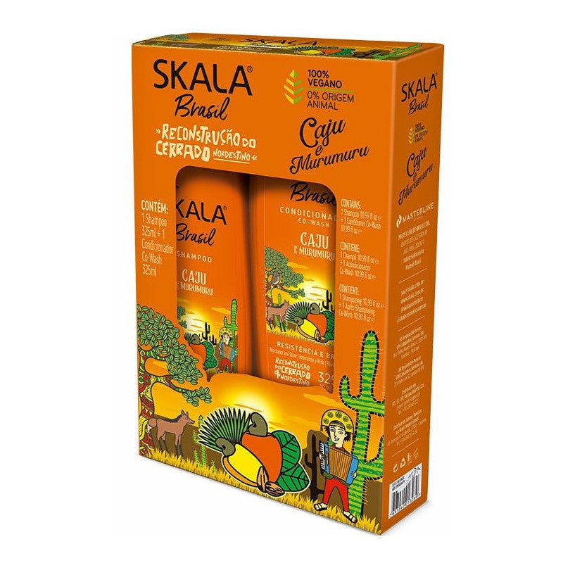 Skala Brasil - Kit Caju e Murumuru Shampoing & Conditionner