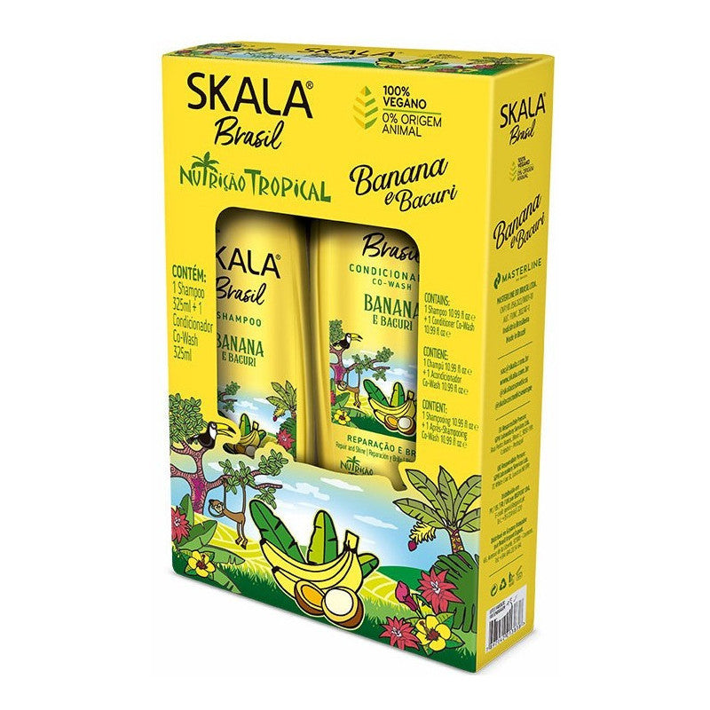 Skala Brasil - Kit Banana e Bacuri Shampoing & Conditionner