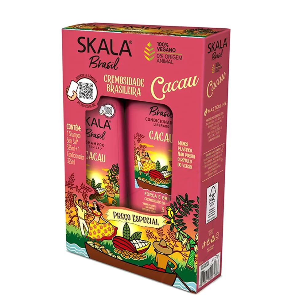 Skala Brasil - Kit Cacau Shampoing & Conditionner