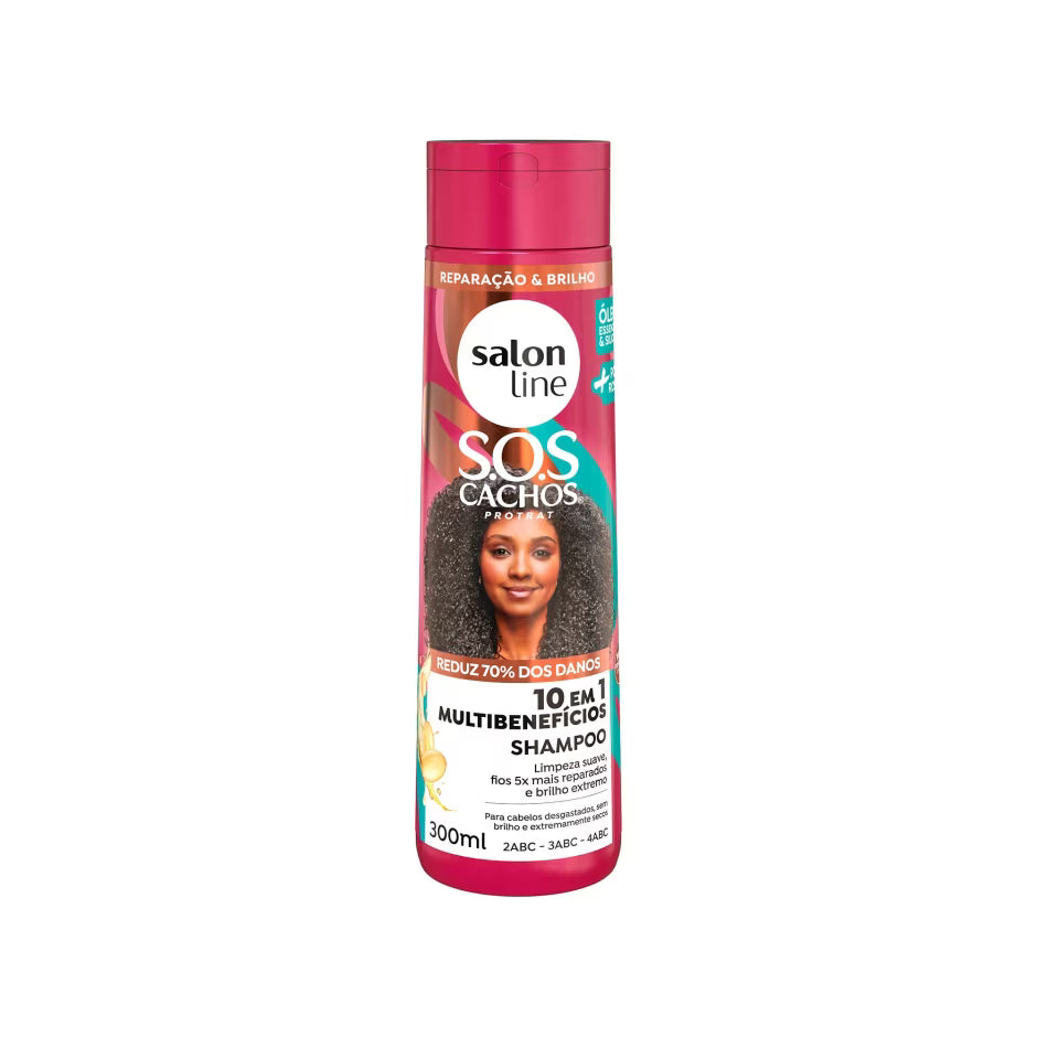SOS Cachos - 10 en 1 Multibénéfice Shampoing