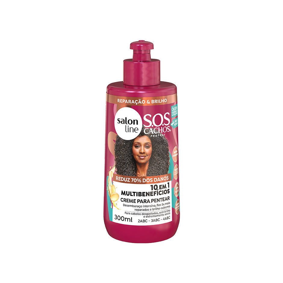 SOS Cachos - 10 en 1 Multibénéfice Crème coiffante