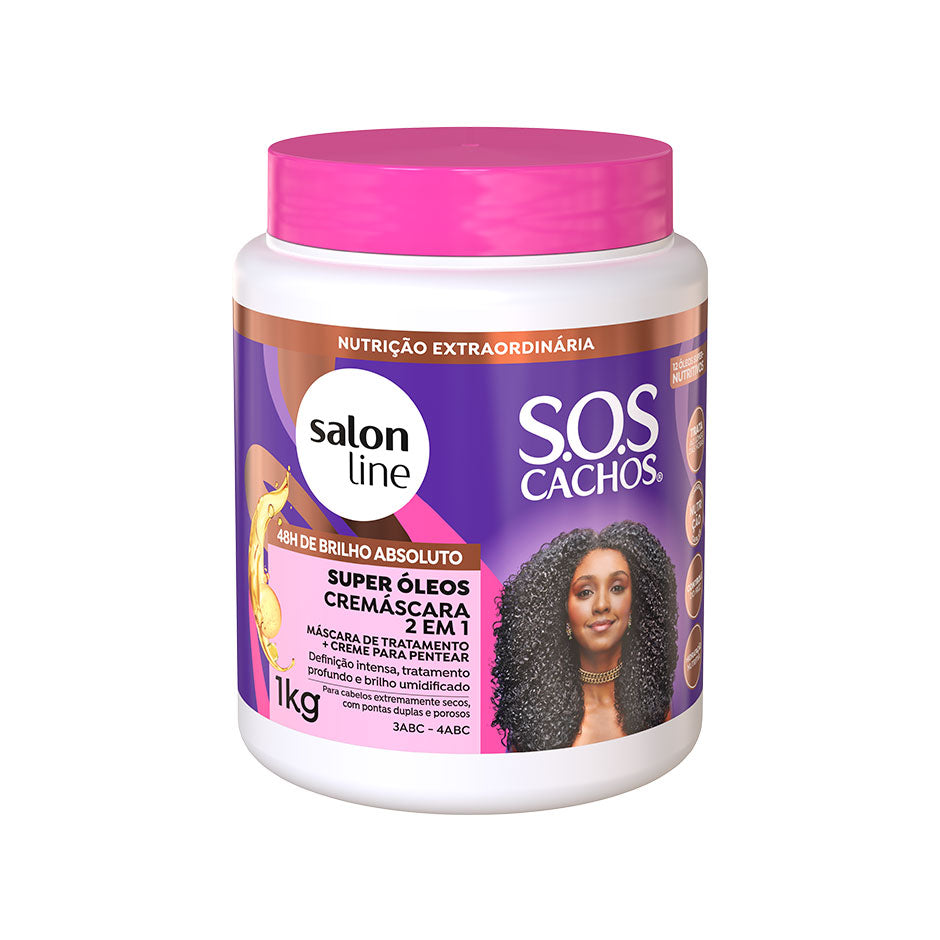 SOS Cachos - Super Oils Crème et Masque