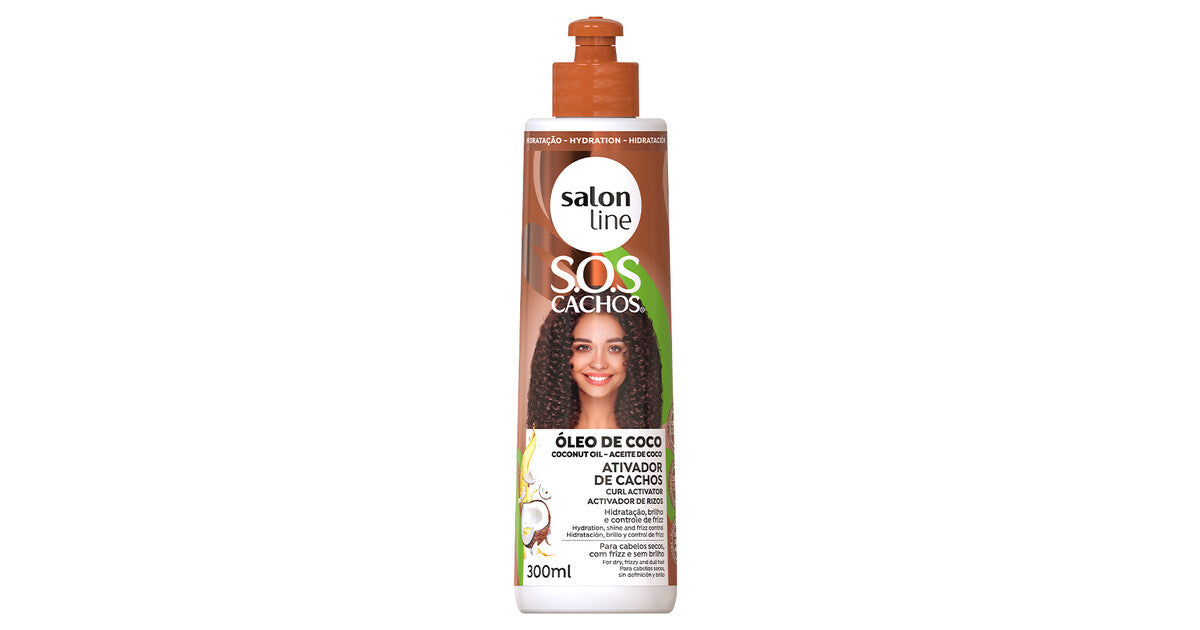 SOS Cachos - Huile de coco Activateur de boucle
