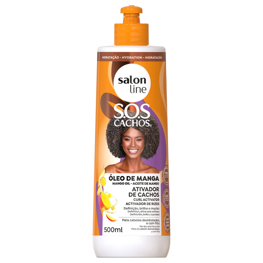 SOS Cachos - Huile de mangue  Activateur de boucle