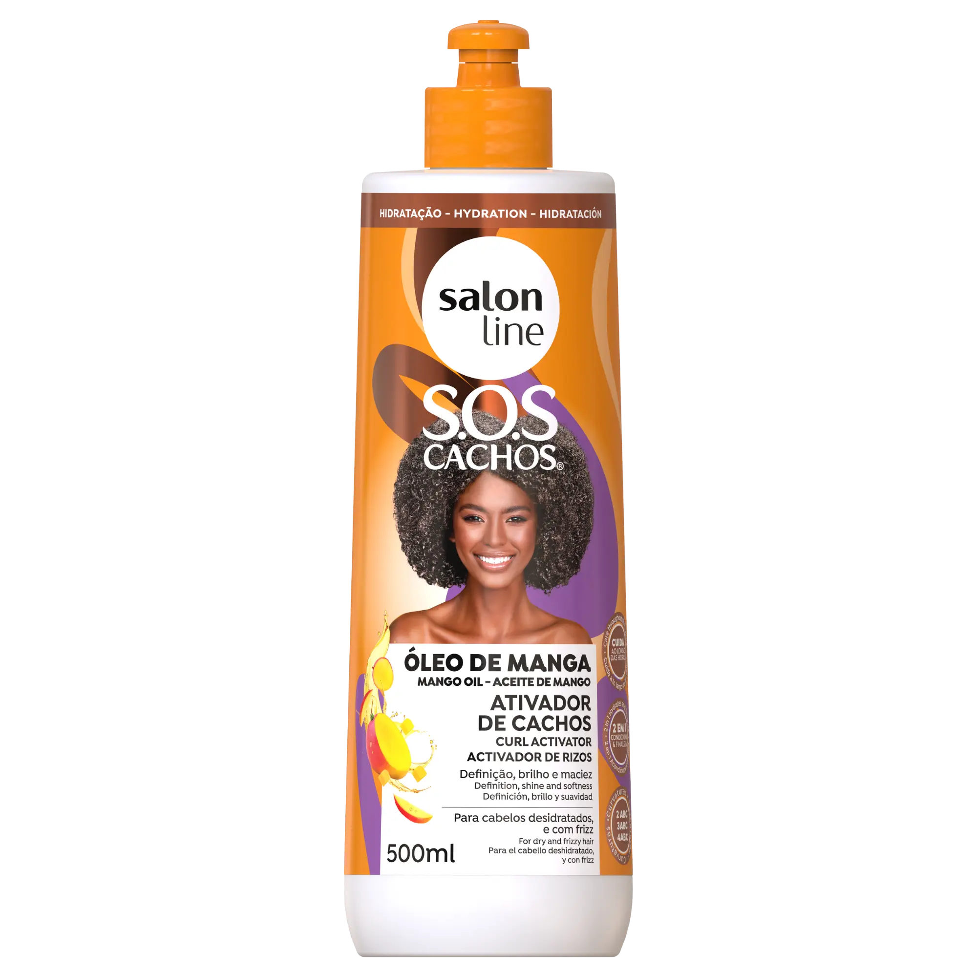 SOS Cachos - Huile de mangue  Activateur de boucle