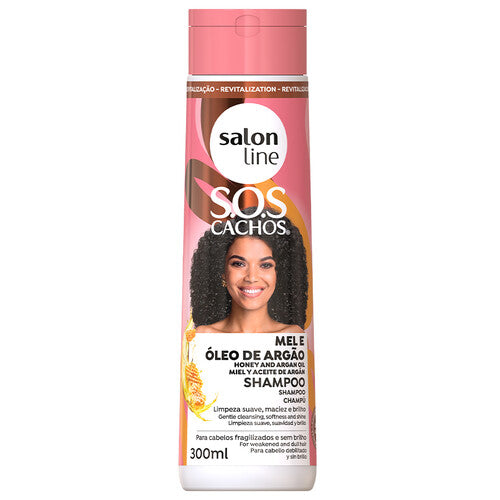 SOS Cachos - Miel et l'huile d'Argan Shampoing