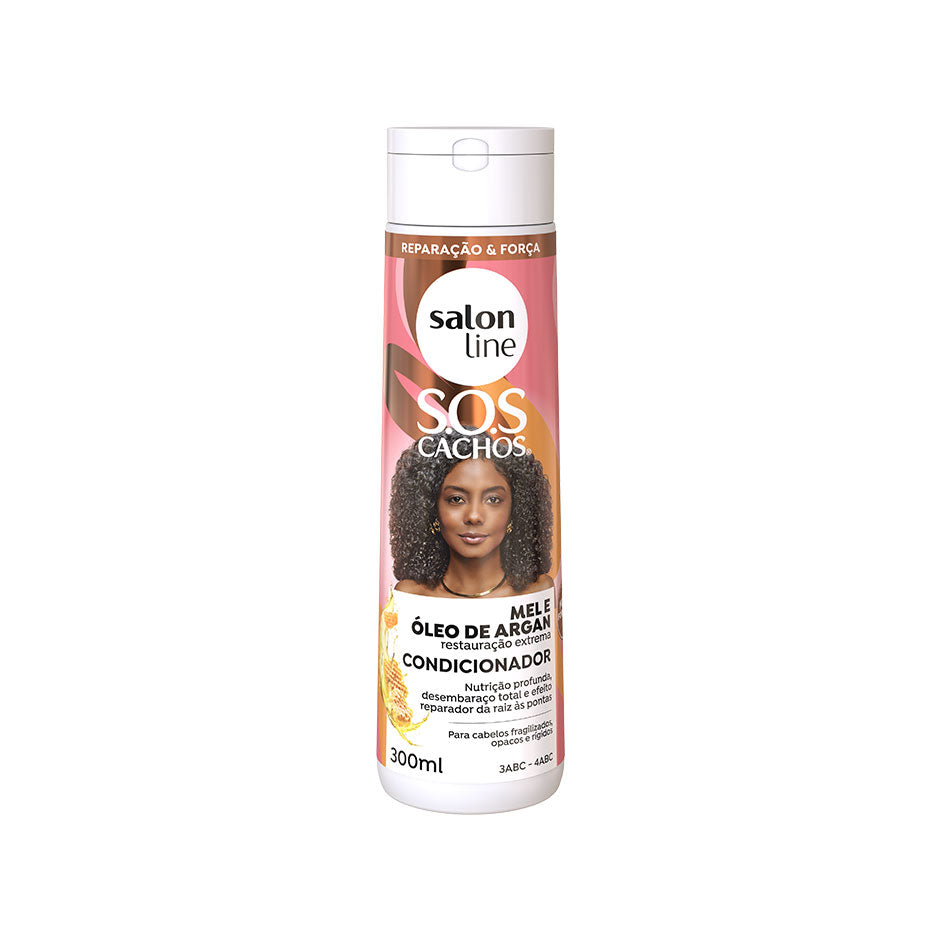 SOS Cachos - Miel et l'huile d'Argan Après Shampoing