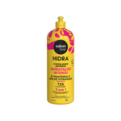 Crème Coiffante Hydratation Intense 3 en 1 Masque, crème coiffante, pré shampoing