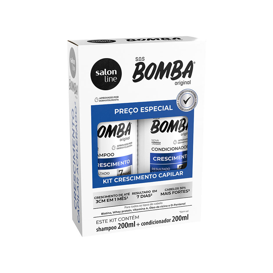 SOS Bomba Original - Kit Shampoing + Après shampoing