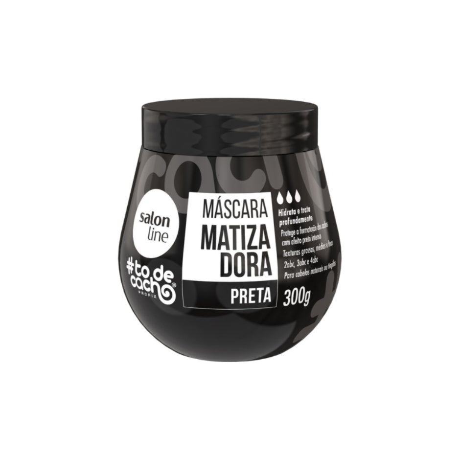 Máscara Matizadora Preta – Salon Line
