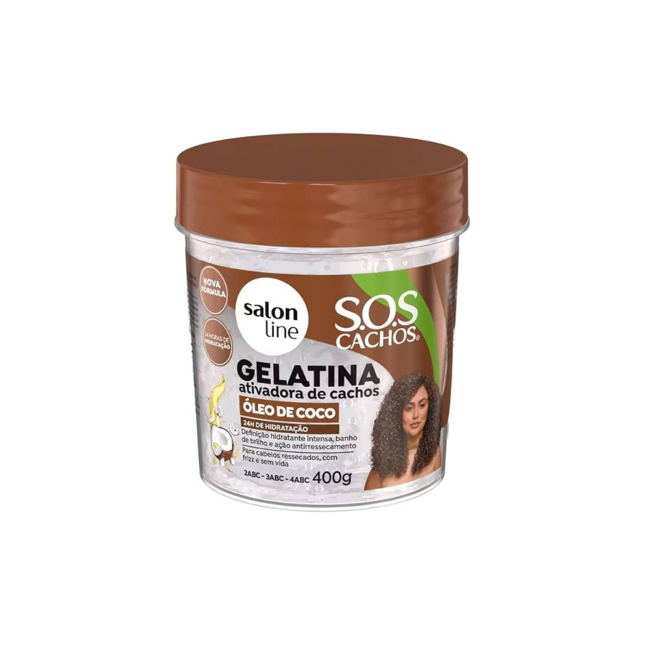 SOS Cachos - Huile de coco Gélatine