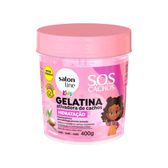 SOS Cachos Kids - Gélatine hydration, contrôle des frisottis, contrôle du volume