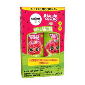 Kit de shampooing et d’après-shampooing Pastèque #todecacho Kids