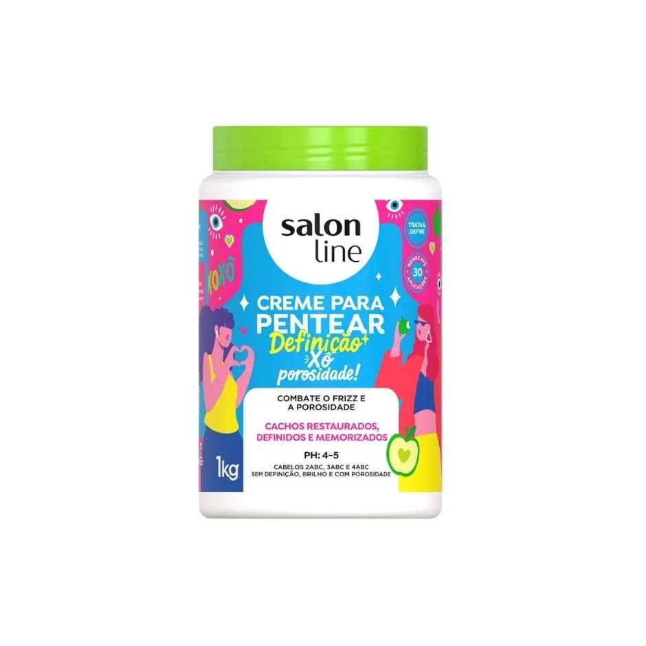 Crème Coiffante “Définition Xô Porosité !” 1 kg – Salon Line