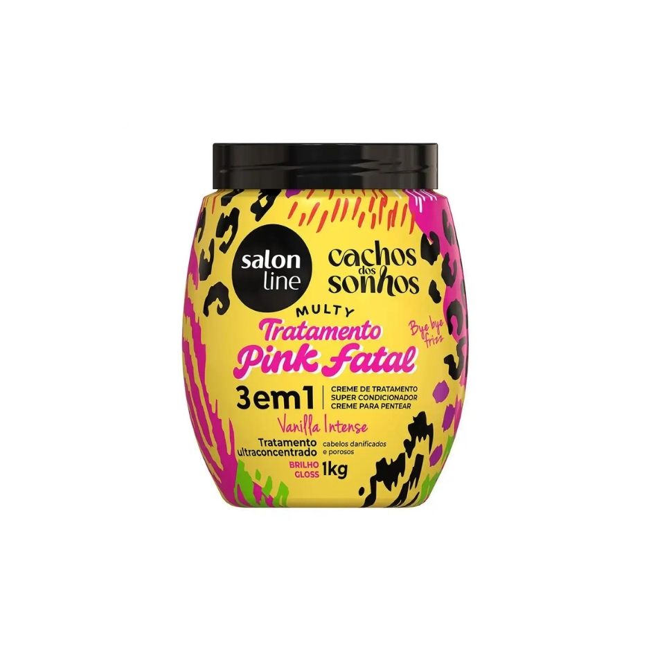 Crème de Traitement 3 en 1 Cachos dos Sonhos Multy Pink Fatal 1kg