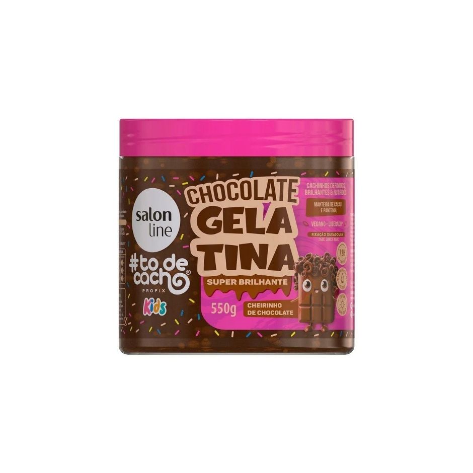 Gelatine #todecacho Kids Chocolat 550 g – Salon Line