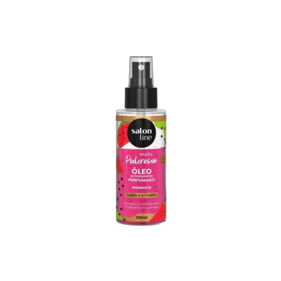 Huile Parfumée Cheveux & Corps Multy Pastèque – 120ml | Salon Line
