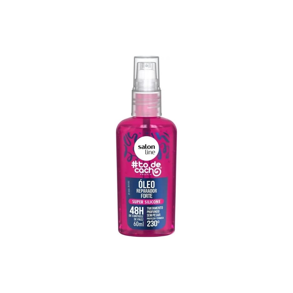 Huile Réparatrice #TôDeCacho Super Silicone Forte – 60ml | Salon Line
