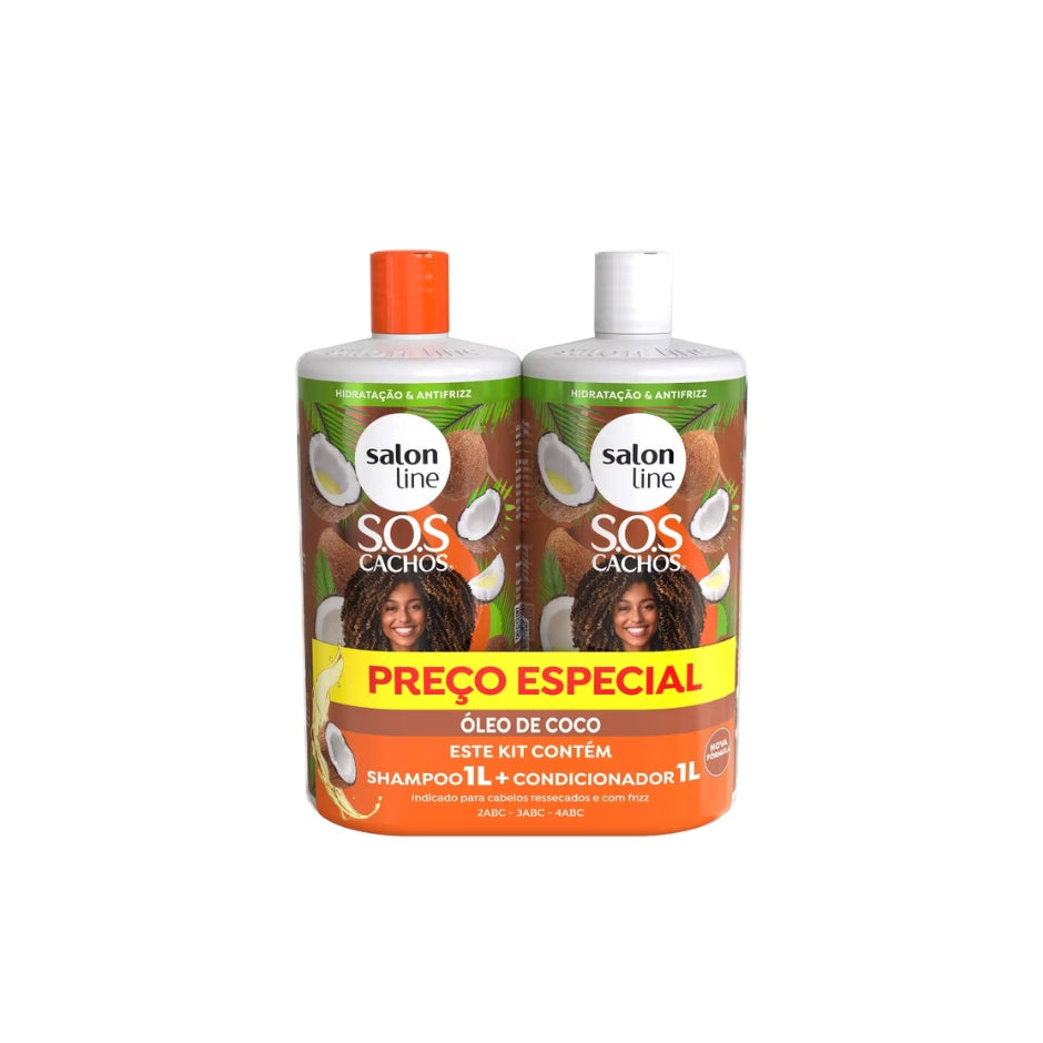 Kit Shampooing & Après-Shampooing Coco S.O.S Cachos – Traitement Profond