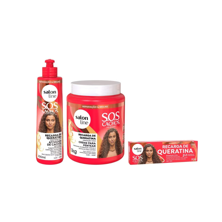 Kit SOS Curls - Recharge de kératine