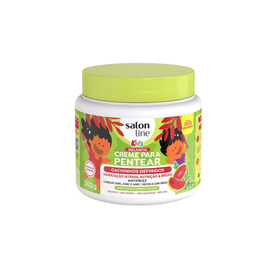 Salon Line Kids — Crème de Coiffage Pastèque (Leave-in) 500g