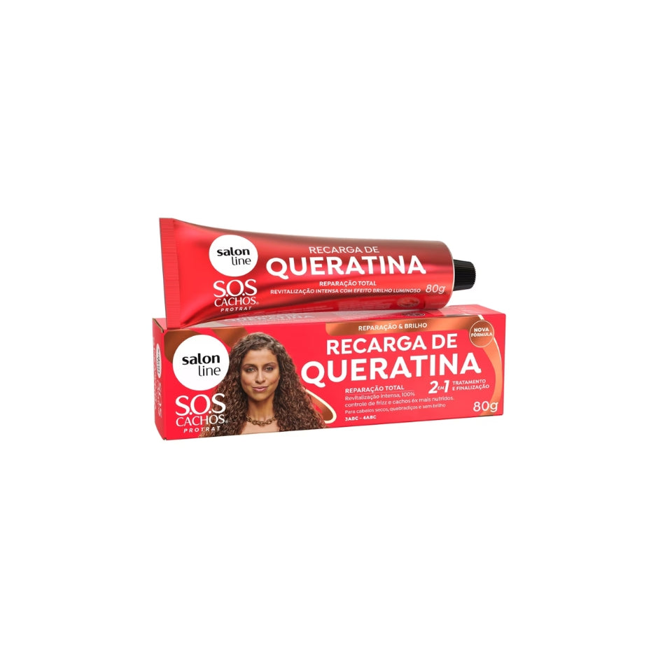 Salon Line – S.O.S Cachos Recarga de Queratina (80 g)