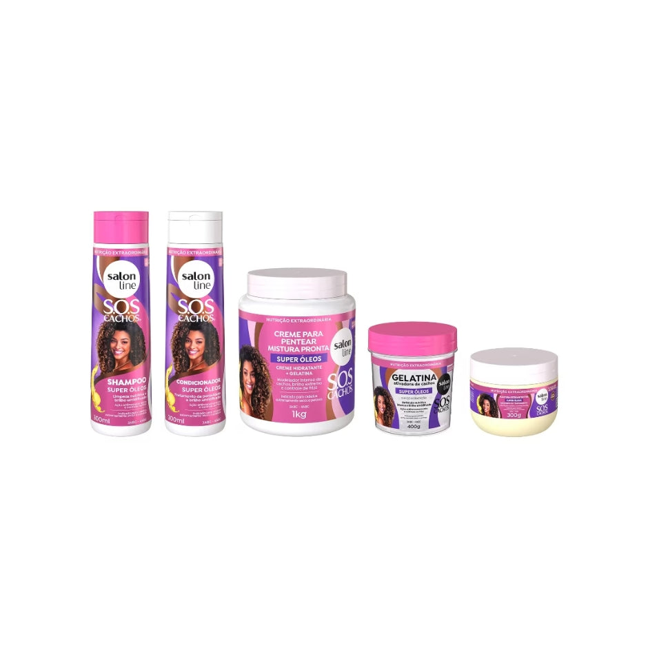 Kit SOS Curls Super Oils - Traitement des boucles