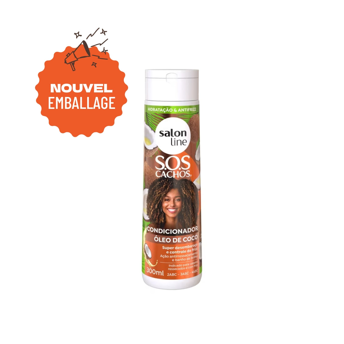 SOS Cachos - Huile de coco Après-Shampoing