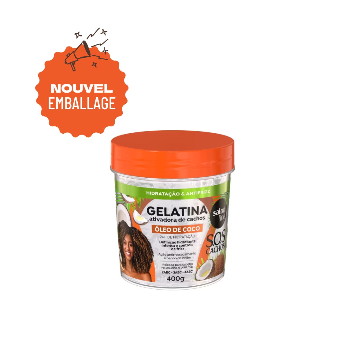 SOS Cachos - Huile de coco Gélatine