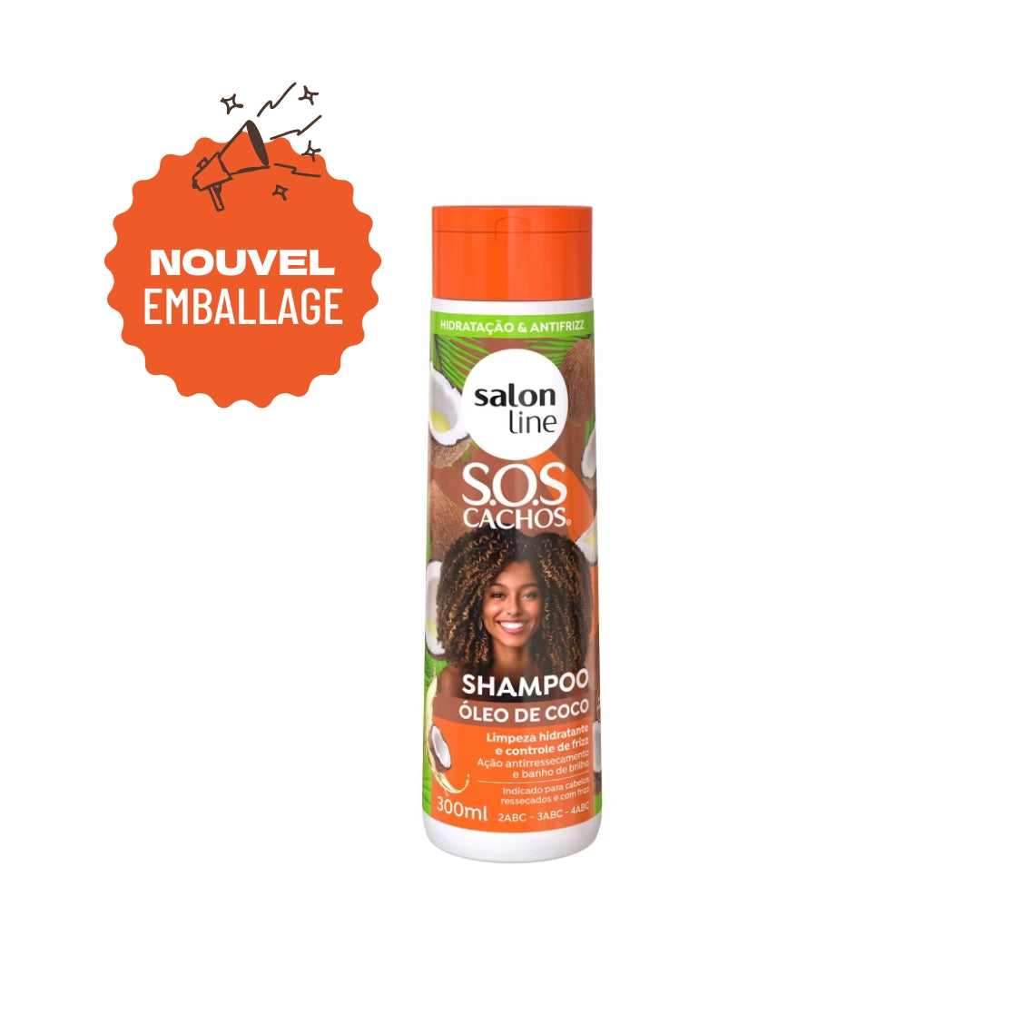 SOS Cachos - Huile de coco Shampoing