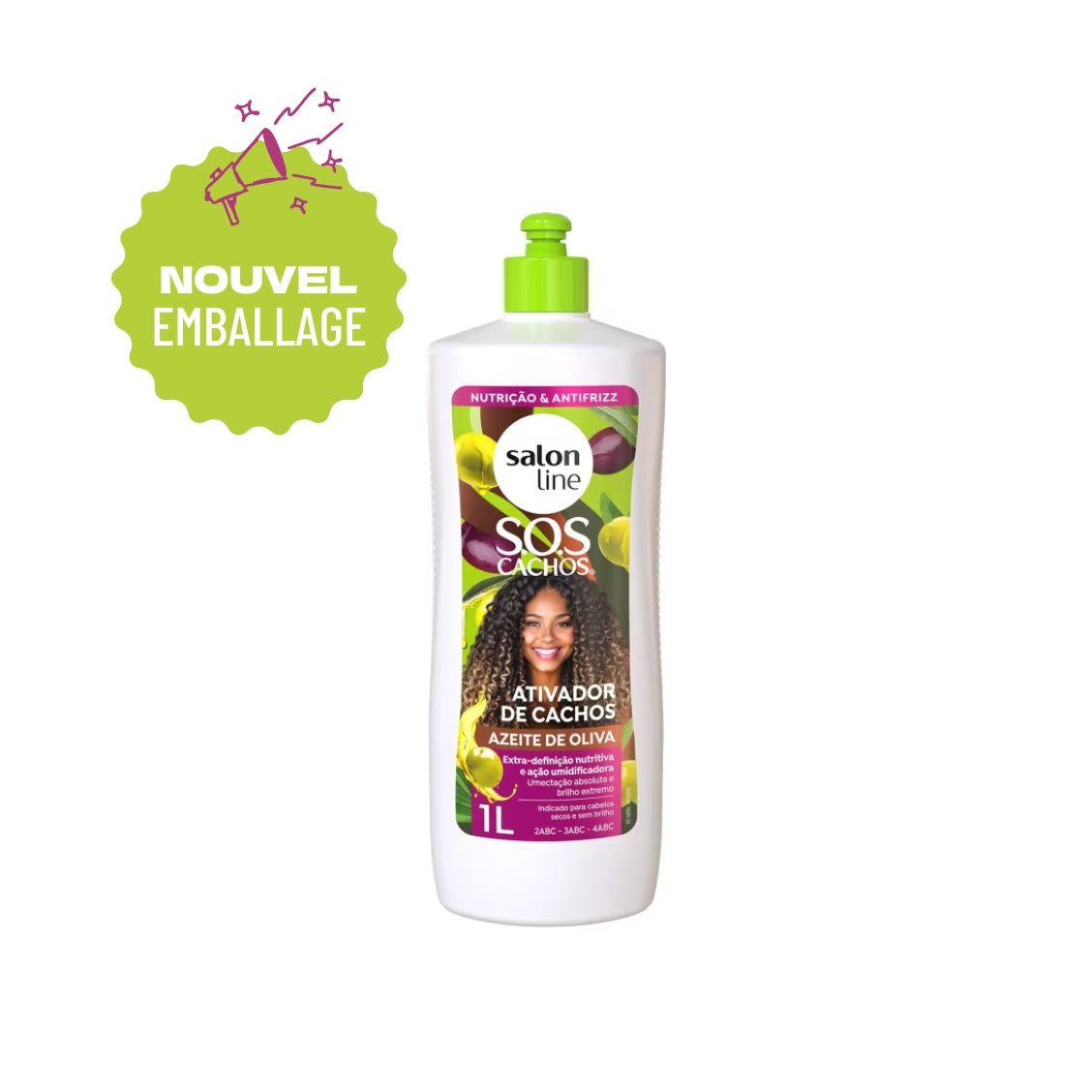 SOS Cachos - Huile d'olive Activateur de boucles
